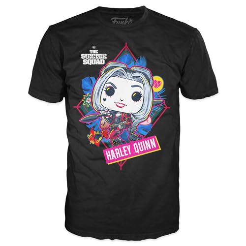 Funko Boxed Tees: DC - TSS Harley Quinn - Extra Large - (XL) - DC Comics - T-Shirt - Kleidung - Geschenkidee - Kurzärmeliges Top Für Erwachsene Männer und Frauen - Offizielle Handelswaren von Funko