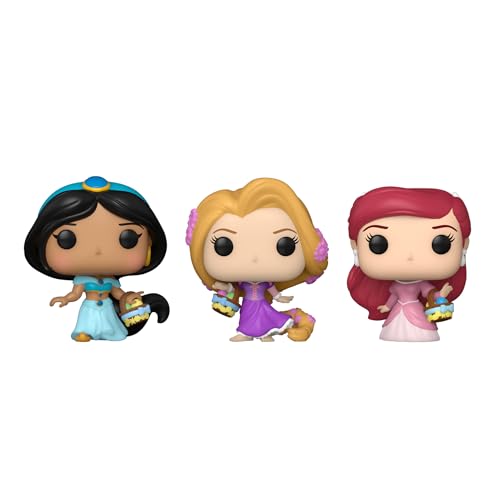 Funko Carrot Pocket POP! Disney - Rapunzel, Ariel and Jasmine - Collectable Vinyl Figure for Display - Gift Idea - Toys for Kids & Adults von Funko