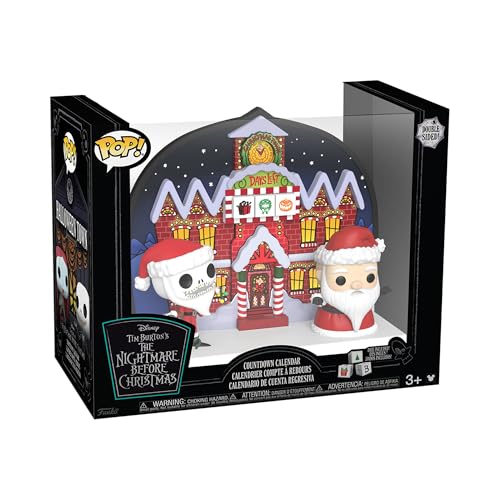 Funko Countdown Calendar: The Nightmare Before Christmas - Doppelseitig - Sammelbare Vinyl-Minifiguren - Geschenkidee - Weihnachten für Mädchen, Jungen & Kinder von Funko