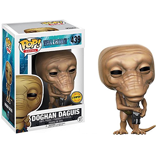 Funko Doghan Daguis [Black Bag] (Chase Edition): Valerian and The City of a Thousand Planets x POP! Movies Vinyl Figure & 1 POP! Compatible PET Plastic Graphical Protector Bundle [#439 / 14336 - B] von Funko