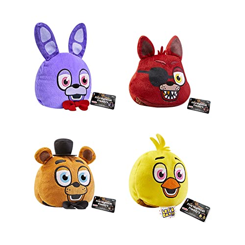 Funko FNAF Five Nights at Freddy's - Set of 4 Reversible Heads Plush - Freddy, Foxy, Bonnie and Chico von Funko