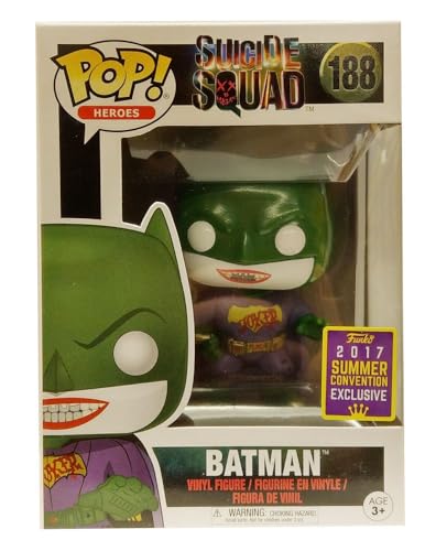 Funko - Figurine DC Heroes Suicide Squad - Joker As Batman Exclu Pop 10cm - 0889698144872 von Funko