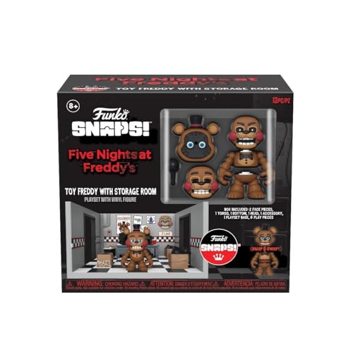 Funko Five Nights at Freddy's (FNAF) Snap: Playset - Security Room - Vinyl-Sammelfigur - Geschenkidee - Offizielle Handelswaren - Spielzeug Für Kinder und Erwachsene - Video Games Fans von Funko