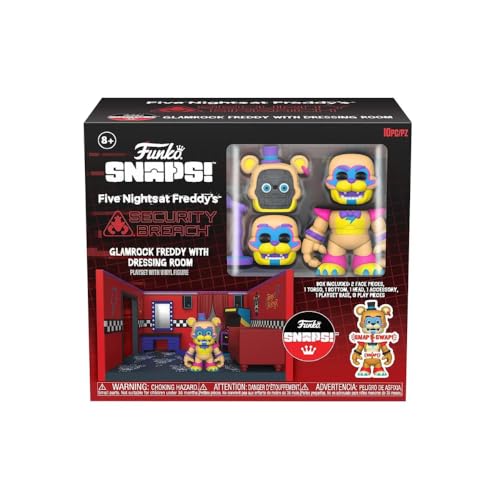 Funko Five Nights at Freddy's (FNAF) Snap: RR - Playset Freddy's Room - Vinyl-Sammelfigur - Geschenkidee - Offizielle Handelswaren - Spielzeug Für Kinder und Erwachsene - Video Games Fans von Funko