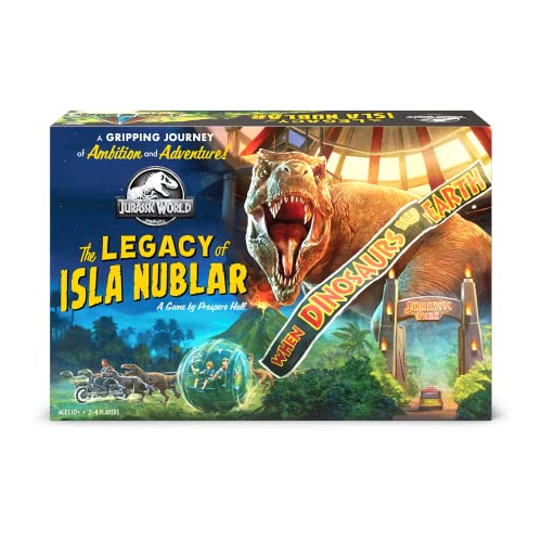 Funko Games - Jurassic Park: The Legacy of Isla Nublar Strategy Adventure Board Game - for Kids & Adults Age 10 Years Up - Family, 56323 von FUNKO GAMES