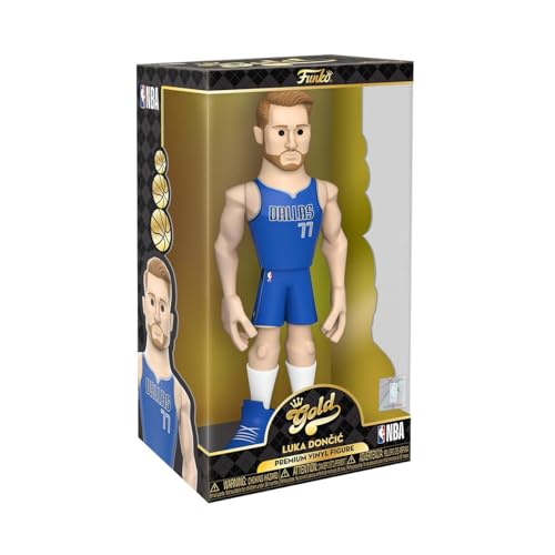 Funko Gold 12" NBA: Mavericks - Luka Doncic - 1/6 Quote Für Seltene Chase-VarianteASE - Sammelbare Vinyl-Actionfigur - Geschenkidee Zum Geburtstag - Offizielle Handelswaren - Für Ihre Sammlung von Funko