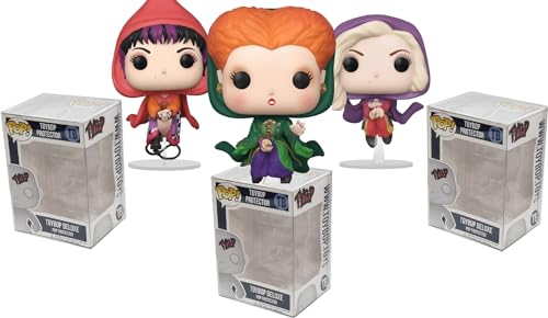 Funko Hocus Pocus Flying Broom + Protector: Disney Halloween Pop Movies Vinyl Figure (Bundled with ToyBop Box Protector Collector Case) (Set of 3) von Funko