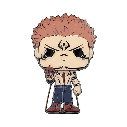 Funko Pop! Large Enamel Pin ANIME: Jujutsu Kaisen - Mahito - Sakuna Emaille-Nadeln - Niedliche Brosche Zum Sammeln - Für Rucksäcke & Taschen - Geschenkidee - Offizielle Handelswaren von Funko