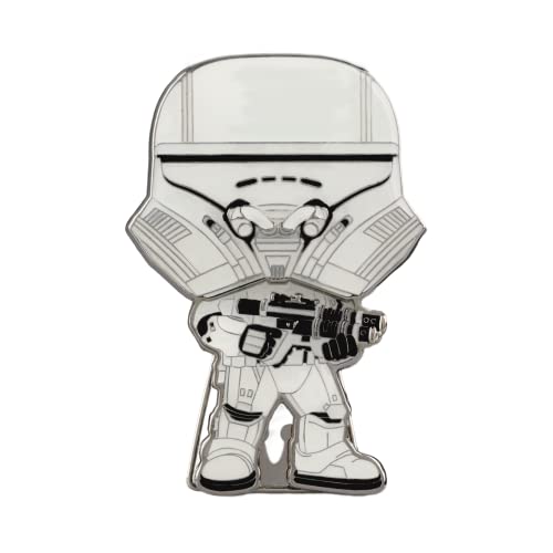 Funko Pop! Large Enamel Pin STAR WARS: First Order Jet Trooper White Emaille-Nadeln - Niedliche Brosche Zum Sammeln - Für Rucksäcke & Taschen - Geschenkidee - Offizielle Handelswaren von Funko