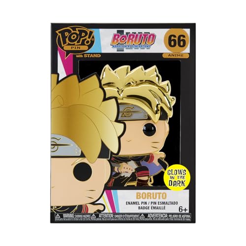 Funko Large Pop! Enamel Pin - Boruto Uzumaki Next Generations: Boruto Uzumaki with Marks - Boruto: Naruto Next Generations - Emaille-Nadeln - Niedliche Brosche Zum Sammeln - Für Rucksäcke von Funko