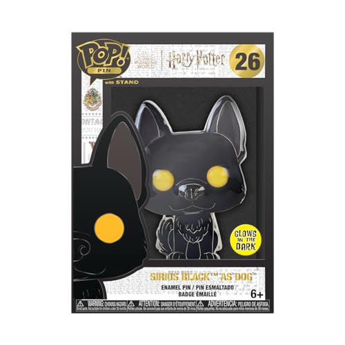 Funko Large Pop! Enamel Pin - Harry Potter POA 20th - Sirius Black As Dog- Emaille-Nadeln - Niedliche Brosche Zum Sammeln - Für Rucksäcke & Taschen - Geschenkidee - Harry Potter Fans von Funko