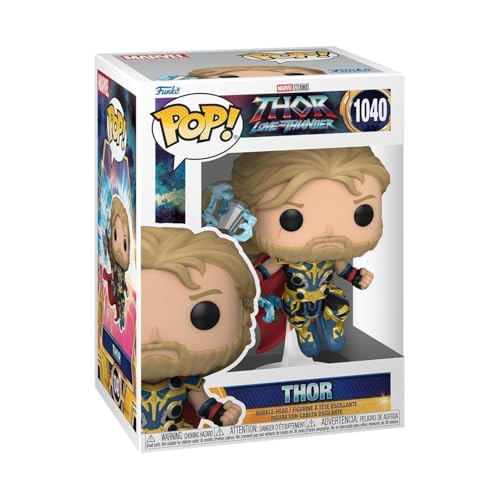 Funko Pop! Marvel: Thor: Love and Thunder - Thor - Vinyl-Sammelfigur - Geschenkidee - Offizielle Handelswaren - Spielzeug Für Kinder und Erwachsene - Movies Fans - Modellfigur Für Sammler und Display von Funko