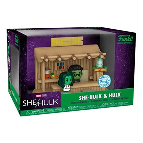 Funko Mini Moments: - She-Hulk - Vinyl-Sammelfigur - Geschenkidee - Offizielle Handelswaren - Spielzeug Für Kinder und Erwachsene - TV Fans - Modellfigur Für Sammler und Display von Funko