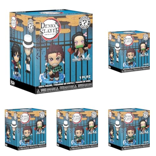 Funko Mystery Mini - Demon Slayer - 1 of 12 to Collect - Styles Vary- Vinyl-Sammelfigur - Geschenkidee - Offizielle Handelswaren - Spielzeug Für Kinder und Erwachsene - Anime Fans und Display von Funko