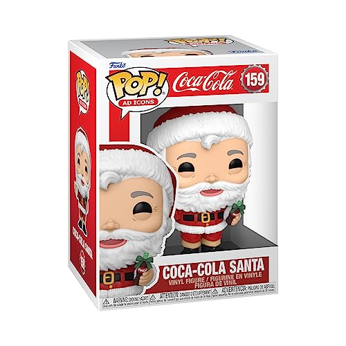 Funko Pop! Ad Icons: Coca-Cola - Santa Claus - Vinyl-Sammelfigur - Geschenkidee - Offizielle Handelswaren - Spielzeug Für Kinder und Erwachsene - Modellfigur Für Sammler und Display von Funko