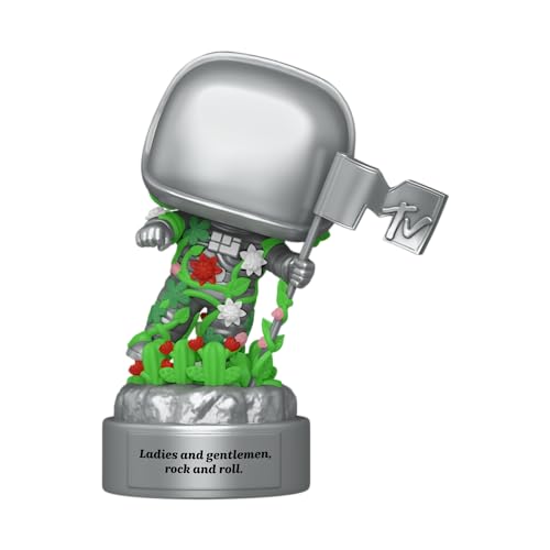 Funko Pop! Ad Icons: MTV 40th - Moon Person - MTV Moon Man - Vinyl-Sammelfigur - Geschenkidee - Offizielle Handelswaren - Spielzeug Für Kinder und Erwachsene - TV Fans - Modellfigur Für Sammler von Funko