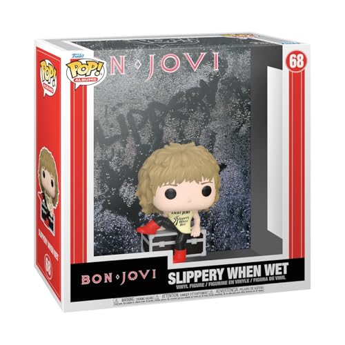 Funko POP! Albums: Bon Jovi - Slippery When Wet- Vinyl-Sammelfigur - Geschenkidee - Offizielle Handelswaren - Spielzeug Für Kinder und Erwachsene - Modellfigur Für Sammler und Display von Funko