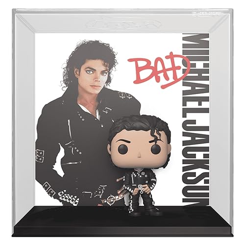 Funko Pop! Albums: Michael Jackson - Bad - Vinyl-Sammelfigur - Geschenkidee - Offizielle Handelswaren - Spielzeug Für Kinder und Erwachsene - Modellfigur Für Sammler und Display von Funko