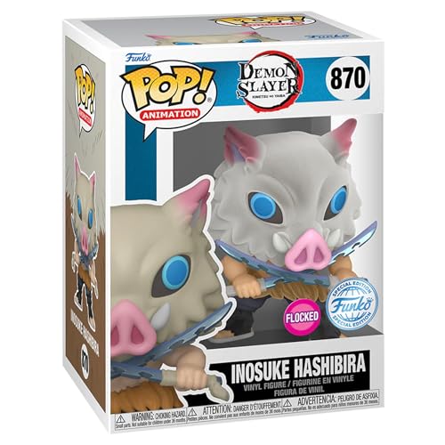 Funko POP! Animation - Demon Slayer - Inosuke - Beflockt- Vinyl-Sammelfigur - Geschenkidee - Offizielle Handelswaren - Spielzeug Für Kinder und Erwachsene - Anime Fans Funko POP! Animation - Demon Slayer - Inosuke - Beflockt- Vinyl-Sammelfigur - Geschenkidee - Offizielle Handelswaren - Spielzeug Für Kinder und Erwachsene - Anime Fans von Funko