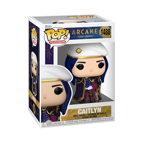 Funko POP! Animation: Arcane: League of Legends - Caitlyn - Vinyl-Sammelfigur - Geschenkidee - Offizielle Handelswaren - Spielzeug Für Kinder und Erwachsene - TV Fans - Modellfigur Für Sammler von Funko