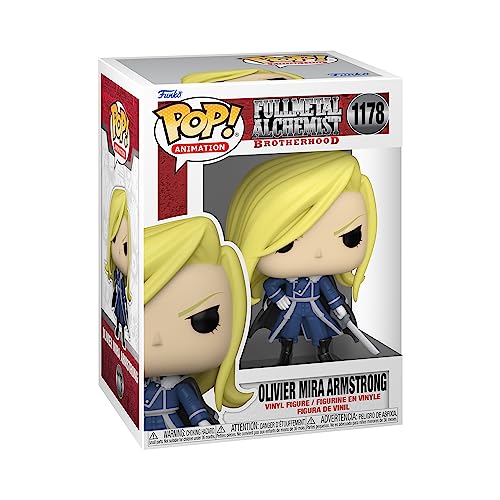 Funko POP! Animation: FMA: B - Olivier Milla Armstrong A mit Sword - Full Metal Alchemist: Brotherhood - Vinyl-Sammelfigur - Geschenkidee - Offizielle Handelswaren - Anime Fans von Funko