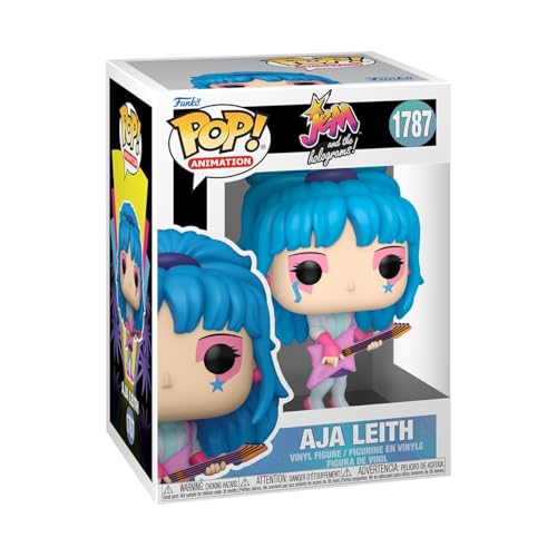 Funko POP! Animation: Jem and The Holograms - Aja Leith - Vinyl-Sammelfigur - Geschenkidee - Offizielle Handelswaren - Spielzeug Für Kinder und Erwachsene - TV Fans - Modellfigur Für Sammler von Funko