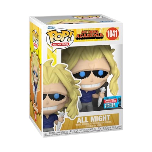 Funko POP! Animation: My Hero Academia (MHA) - All Might mit Bag & Umbrella - My Hero Academia and 2 - Vinyl-Sammelfigur - Geschenkidee - Offizielle Handelswaren - Spielzeug Für Kinder und Erwachsene von Funko