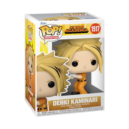 Funko POP! Animation: My Hero Academia (MHA) - Hero League Baseball - Denki Kaminari - Vinyl-Sammelfigur - Geschenkidee - Offizielle Handelswaren - Spielzeug Für Kinder und Erwachsene - Anime Fans von Funko