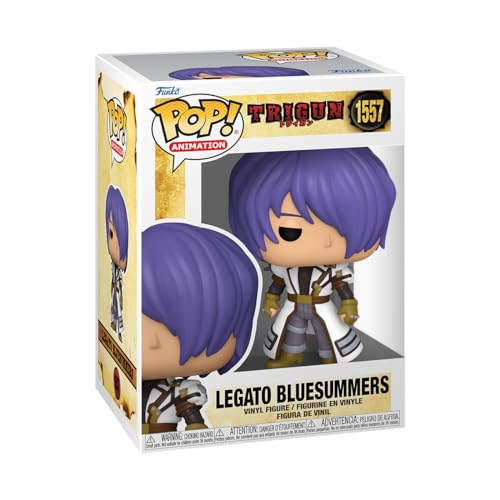 Funko POP! Animation: Trigun - L Legato Bluesummers - Sammelfigur aus Vinyl - Offizielle Merchandise - Spielzeug für Kinder & Erwachsene - Anime-Fans - Modellfigur zum Sammeln und Ausstellen von Funko