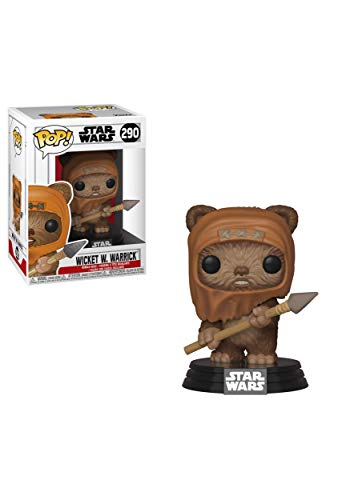 Funko POP! Bobble: Star Wars: Wicket - Vinyl-Sammelfigur - Geschenkidee - Offizielle Handelswaren - Spielzeug Für Kinder und Erwachsene - Movies Fans - Modellfigur Für Sammler und Display von Funko