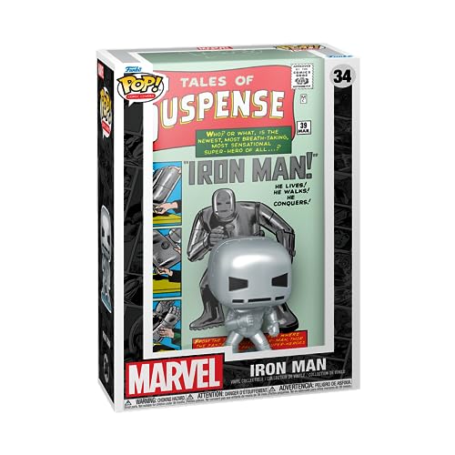 Funko Pop! Comic Cover: Marvel - Tales of Suspense #39 - Vinyl-Sammelfigur - Geschenkidee - Offizielle Handelswaren - Spielzeug Für Kinder und Erwachsene - Modellfigur Für Sammler und Display von Funko