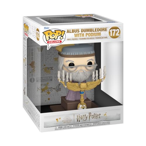 Funko POP! Deluxe: Harry Potter Prisoner of Azkaban - Albus Dumbledore mit Podium - Vinyl-Sammelfigur - Geschenkidee - Offizielle Handelswaren - Spielzeug Für Kinder und Erwachsene von Funko