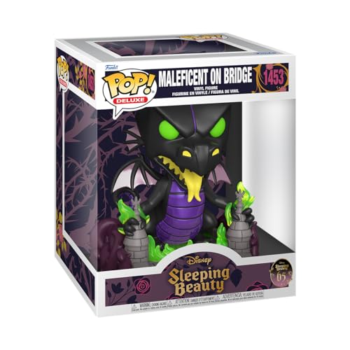 Funko POP! Deluxe: Maleficent On Bridge - Sleeping Beauty - Dornröschen/Dornröschen und der Prinz - Vinyl-Sammelfigur - Geschenkidee - Offizielle Handelswaren - Spielzeug Für Kinder und Erwachsene von Funko