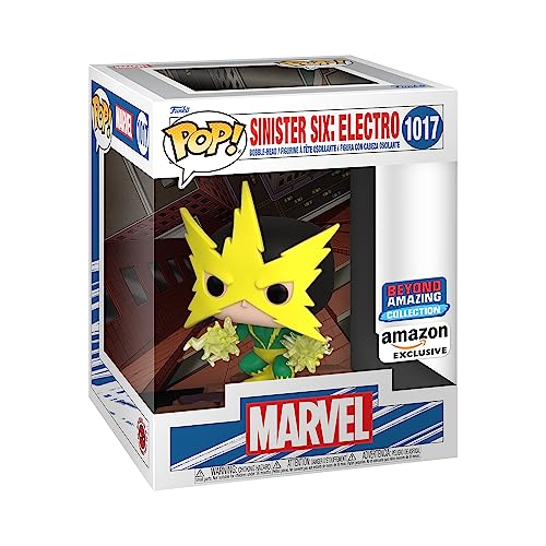 Funko Pop! Deluxe: Marvel Sinister 6 - Electro - Marvel Comics - Amazon-Exklusiv - Vinyl-Sammelfigur - Geschenkidee - Offizielle Handelswaren - Spielzeug Für Kinder und Erwachsene von Funko