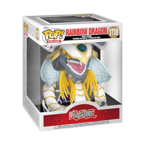 Funko POP! Deluxe: YGO - Rainbow Dragon - Yu-Gi-Oh! - Vinyl-Sammelfigur - Geschenkidee - Offizielle Handelswaren - Spielzeug Für Kinder und Erwachsene - Anime Fans - Modellfigur Für Sammler von Funko