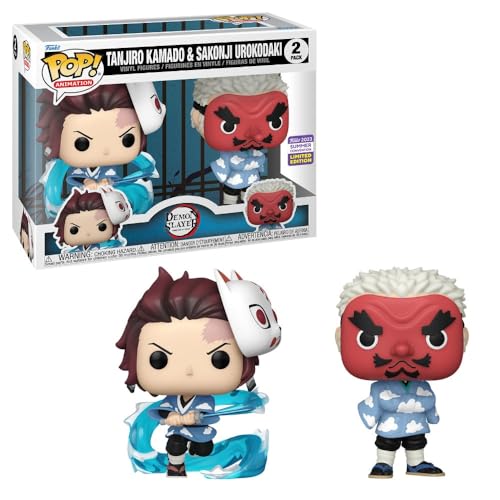 Funko POP! Demon Slayer -Tanjiro Kamado & Sakonji Urokodaki (2-Pack) #70861 von Funko