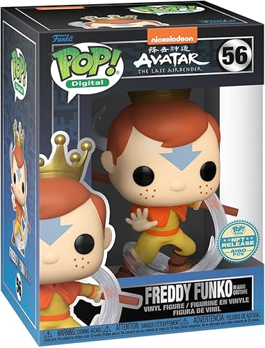 Funko POP! Digital Freddy as Aang NFT Release Exclusive Physical Pop von Funko