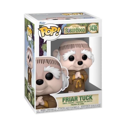 Funko Pop! Disney: Robin Hood - Friar Tuck - Vinyl-Sammelfigur - Geschenkidee - Offizielle Handelswaren - Spielzeug Für Kinder und Erwachsene - Movies Fans - Modellfigur Für Sammler und Display von Funko