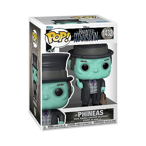 Funko POP! Disney: The Haunted Mansion - Phineas - Vinyl-Sammelfigur - Geschenkidee - Offizielle Handelswaren - Spielzeug Für Kinder Und Erwachsene - Movies Fans - Modellfigur Für Sammler Und Display von Funko