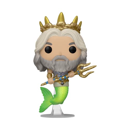 Funko Pop! Disney: The Little Mermaid - King Triton - Little Mermaid Live Action - Vinyl-Sammelfigur - Geschenkidee - Offizielle Handelswaren - Spielzeug Für Kinder und Erwachsene - Movies Fans von Funko