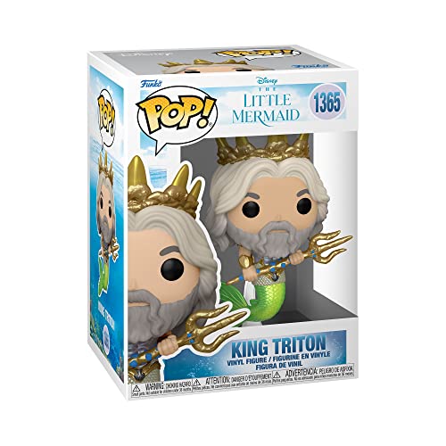 Funko Pop! Disney: The Little Mermaid - King Triton - Little Mermaid Live Action - Vinyl-Sammelfigur - Geschenkidee - Offizielle Handelswaren - Spielzeug Für Kinder und Erwachsene - Movies Fans von Funko