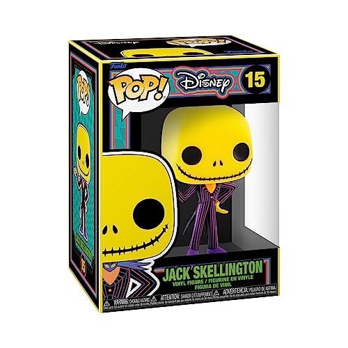 Funko Pop! Disney: The Nightmare Before Christmas - Blacklight - Jack Skellington - Vinyl-Sammelfigur - Geschenkidee - Offizielle Handelswaren - Spielzeug Für Kinder und Erwachsene - Movies Fans von Funko