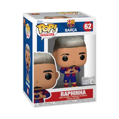 Funko POP! Football: Barcelona - Raphinha - Barcelona FC - Vinyl-Sammelfigur - Geschenkidee - Offizielle Handelswaren - Spielzeug Für Kinder und Erwachsene - Sports Fans von Funko