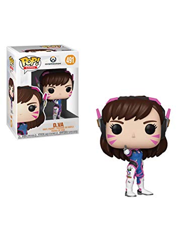 Funko POP! Games: Overwatch-D.Va Collectible Figure - Vinyl-Sammelfigur - Geschenkidee - Offizielle Handelswaren - Spielzeug Für Kinder und Erwachsene - Video Games Fans - Modellfigur Für Sammler von Funko