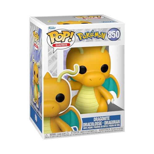 Funko POP! Games: Pokemon - Dragonite - Dragoran - Vinyl-Sammelfigur - Geschenkidee - Offizielle Handelswaren - Spielzeug Für Kinder und Erwachsene - Video Games Fans - Modellfigur Für Sammler von Funko