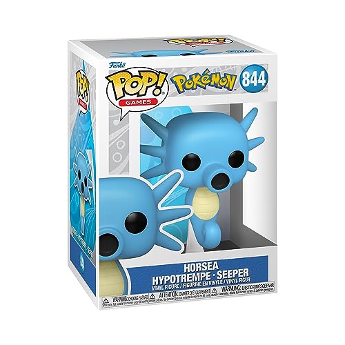 Funko Pop! Games: Pokemon - Horsea - Seeper - Vinyl-Sammelfigur - Geschenkidee - Offizielle Handelswaren - Spielzeug Für Kinder und Erwachsene - Video Games Fans - Modellfigur Für Sammler und Display von Funko