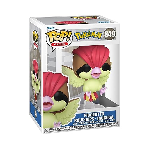 Funko Pop! Games: Pokemon - Pidgeotto - Tauboga - Vinyl-Sammelfigur - Geschenkidee - Offizielle Handelswaren - Spielzeug Für Kinder und Erwachsene - Video Games Fans - Modellfigur Für Sammler von Funko