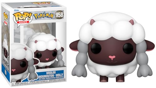 Funko POP! Games: Pokemon - Wooloo - Moumouton - Vinyl-Sammelfigur - Geschenkidee - Offizielle Handelswaren - Spielzeug Für Kinder Und Erwachsene - Video Games Fans - Modellfigur Für Sammler von Funko