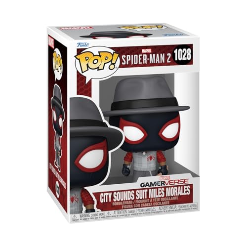 Funko POP! Games: SM2VG - City Sounds Miles - Spider-Man 2 Video Game - Vinyl-Sammelfigur - Geschenkidee - Offizielle Handelswaren - Spielzeug Für Kinder und Erwachsene - Video Games Fans von Funko