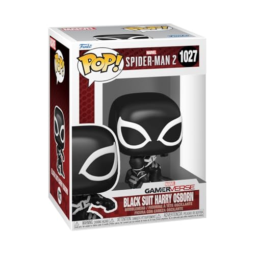 Funko POP! Games: SM2VG - Harry Osborn - (Black Suit) - Spider-Man 2 Video Game - Vinyl-Sammelfigur - Geschenkidee - Offizielle Handelswaren - Spielzeug Für Kinder und Erwachsene - Video Games Fans von Funko